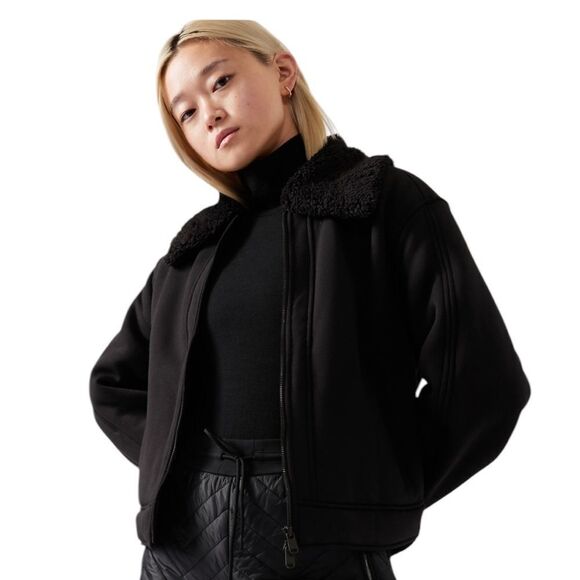 Athleta westbound Sherpa jacket women’s S/P - Picture 1 of 7
